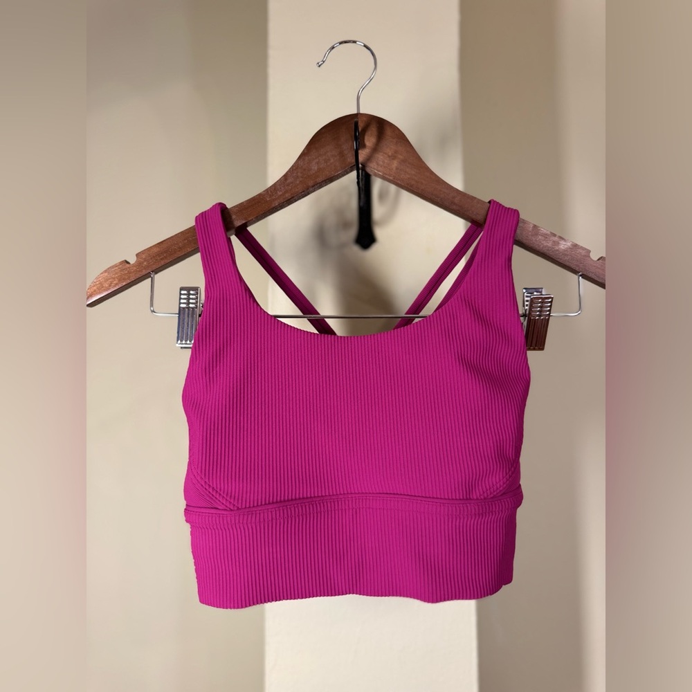 NWOT Lululemon Energy Bra Long Line Ribbed - Picture 7 of 9